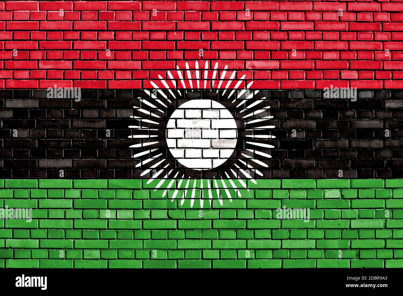 old flag of Malawi painted on brick wall Stock Photo - Alamy