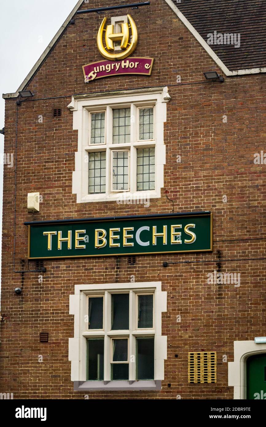 The Beeches Pub, Thornbridge Avenue, Great Barr, Birmingham, UK Stock Photo