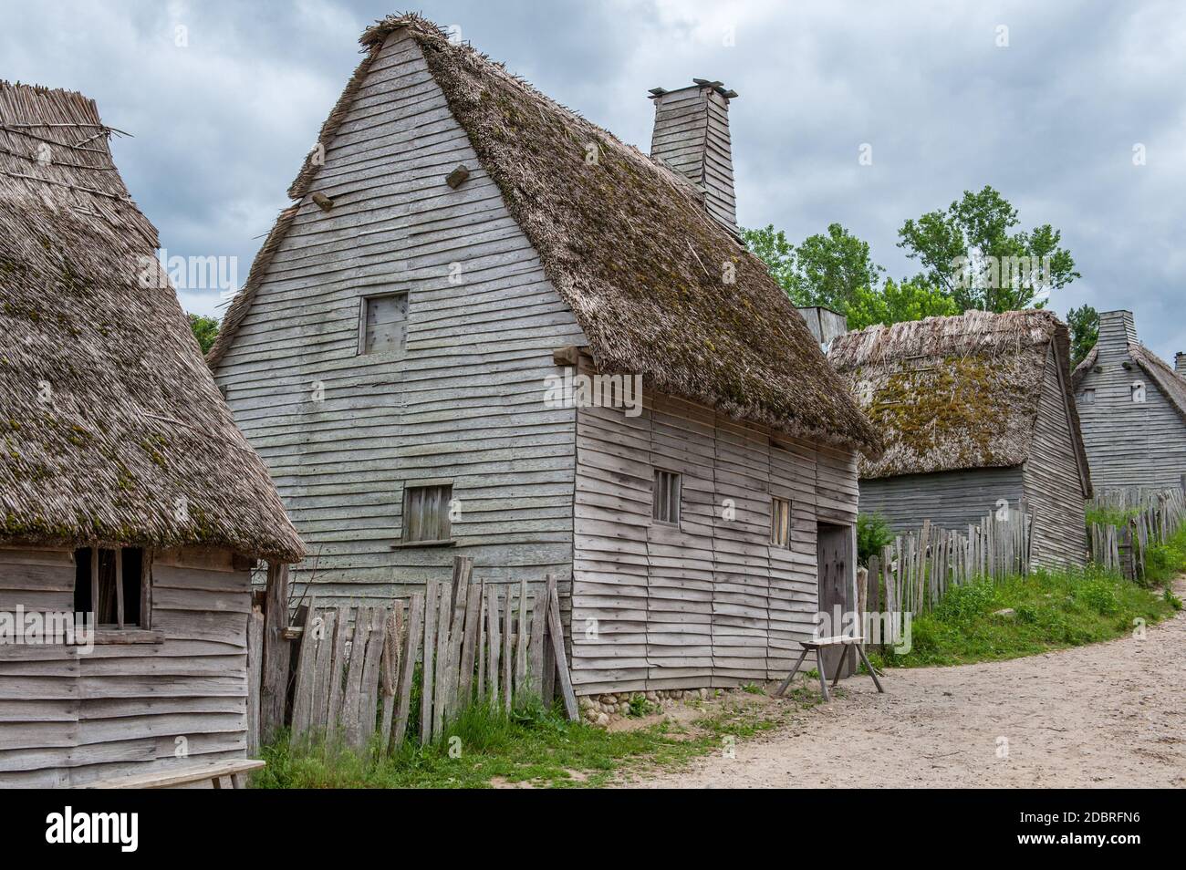 Plimoth Plantation in Plymouth, MA. This open-air museum replicates the ...