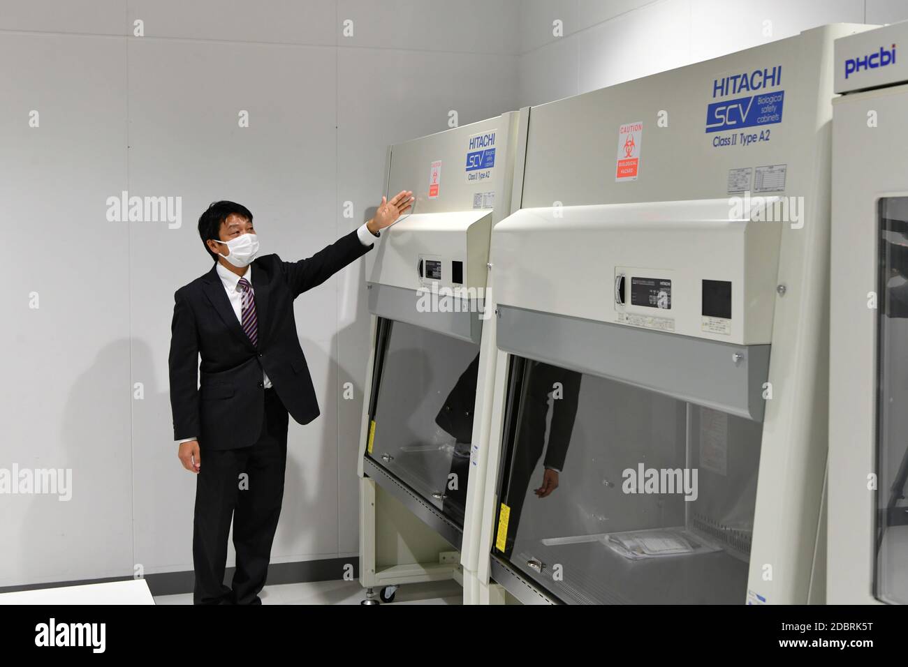 PCR testing lab in the PCR Center at Narita Airport Terminal 2 on November 2, 2020. Credit