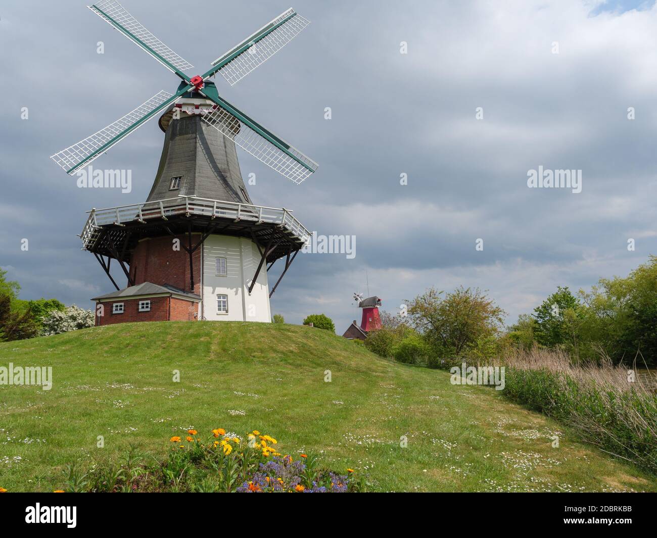 Greetsiel at the german north sea Stock Photo