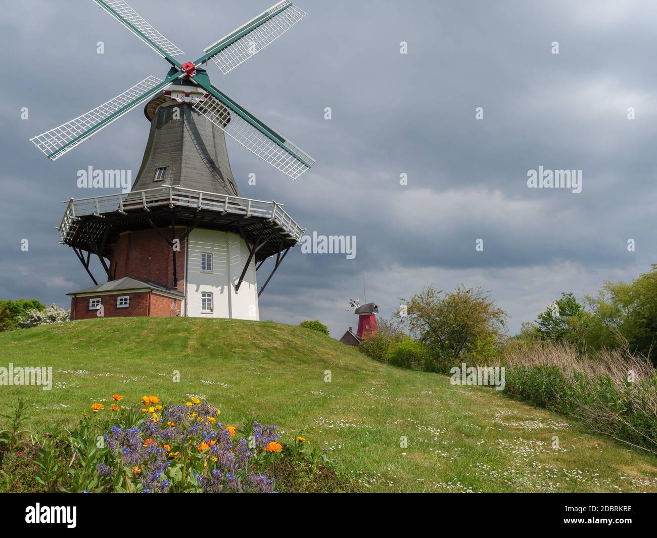 Greetsiel at the german north sea Stock Photo