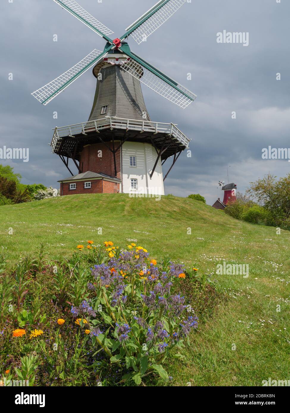 Greetsiel at the german north sea Stock Photo