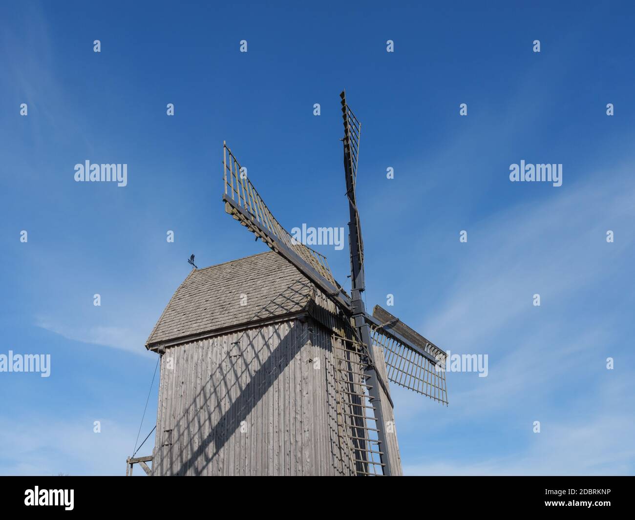 old windmill in the german muensterland Stock Photo Alamy