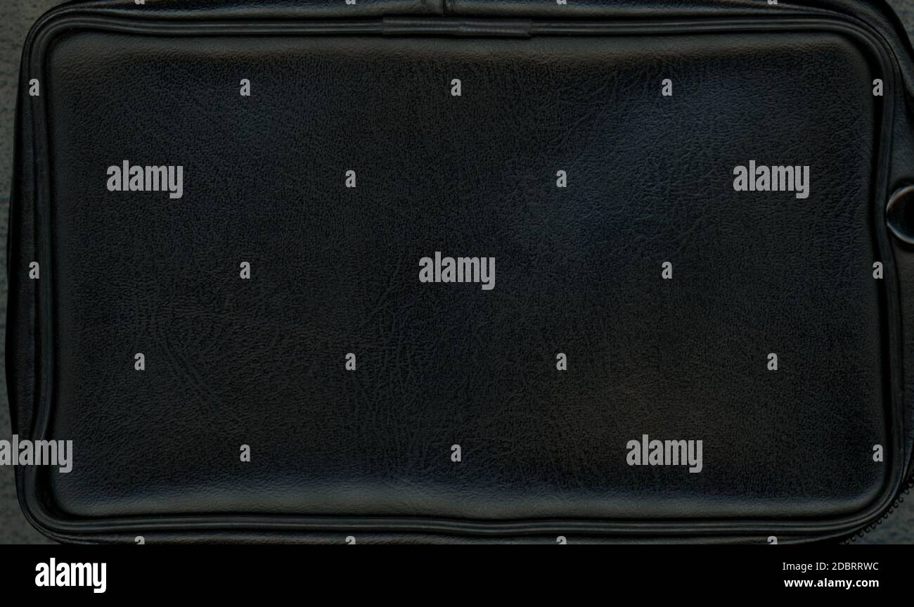 black leatherette texture useful as a background Stock Photo