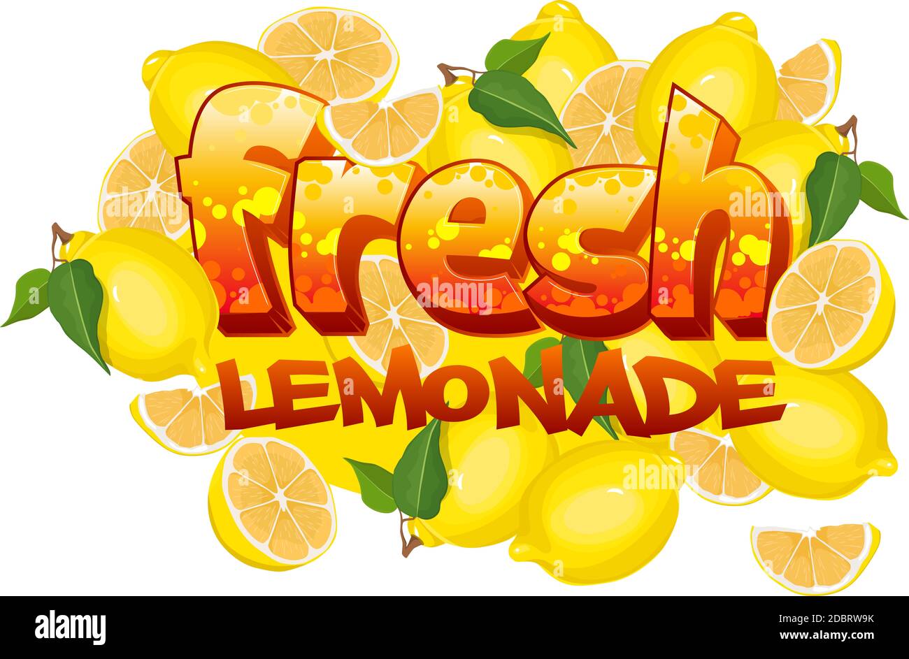 Summer Fresh Lemonade lototype design. For the little entrepreneur