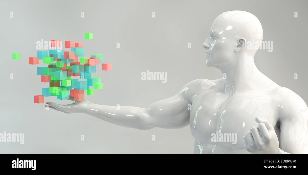 Information Technology Platform and Database System Concept Stock Photo ...