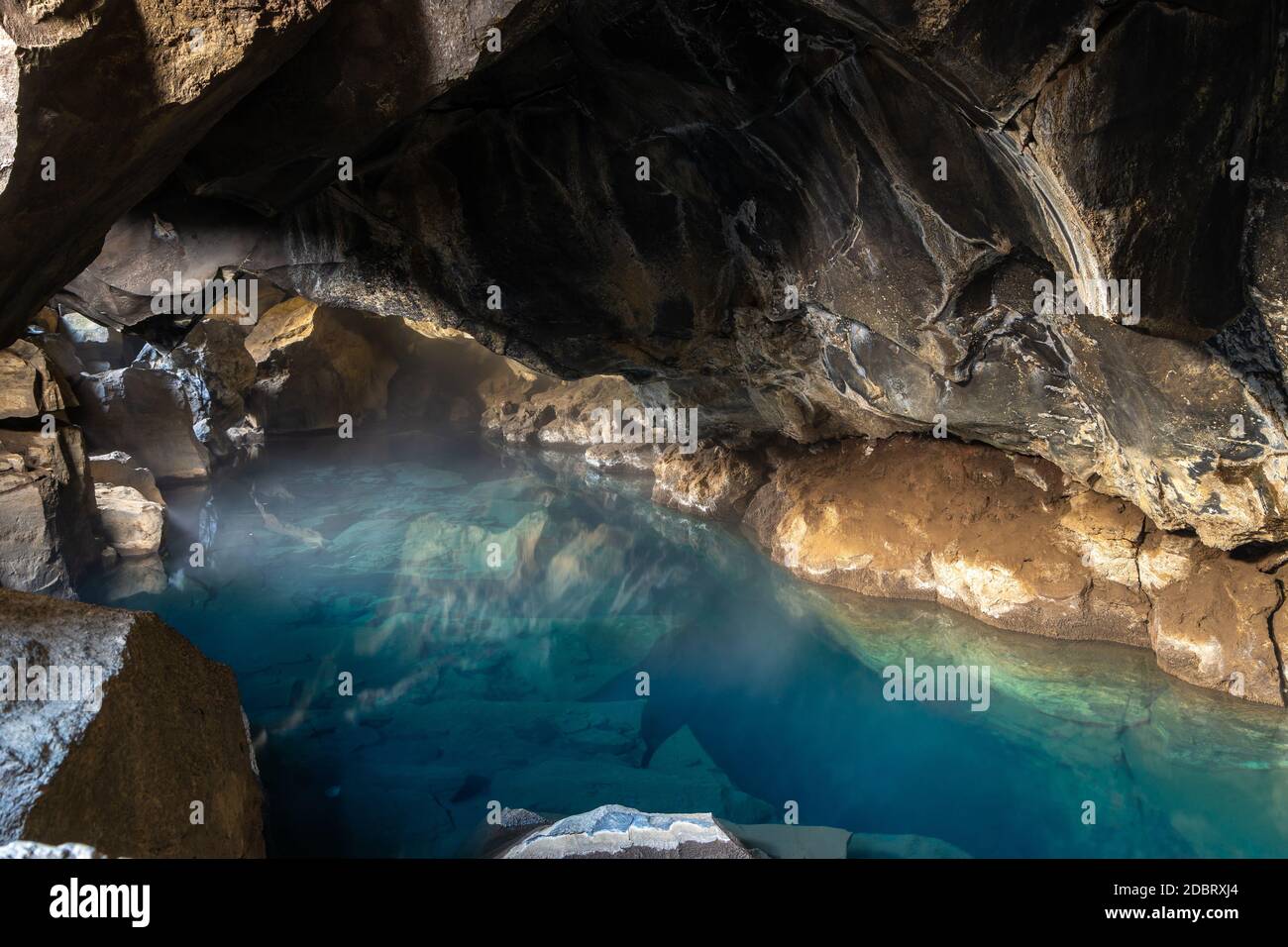 Grjotagja cave myvatn iceland hires stock photography and images Alamy
