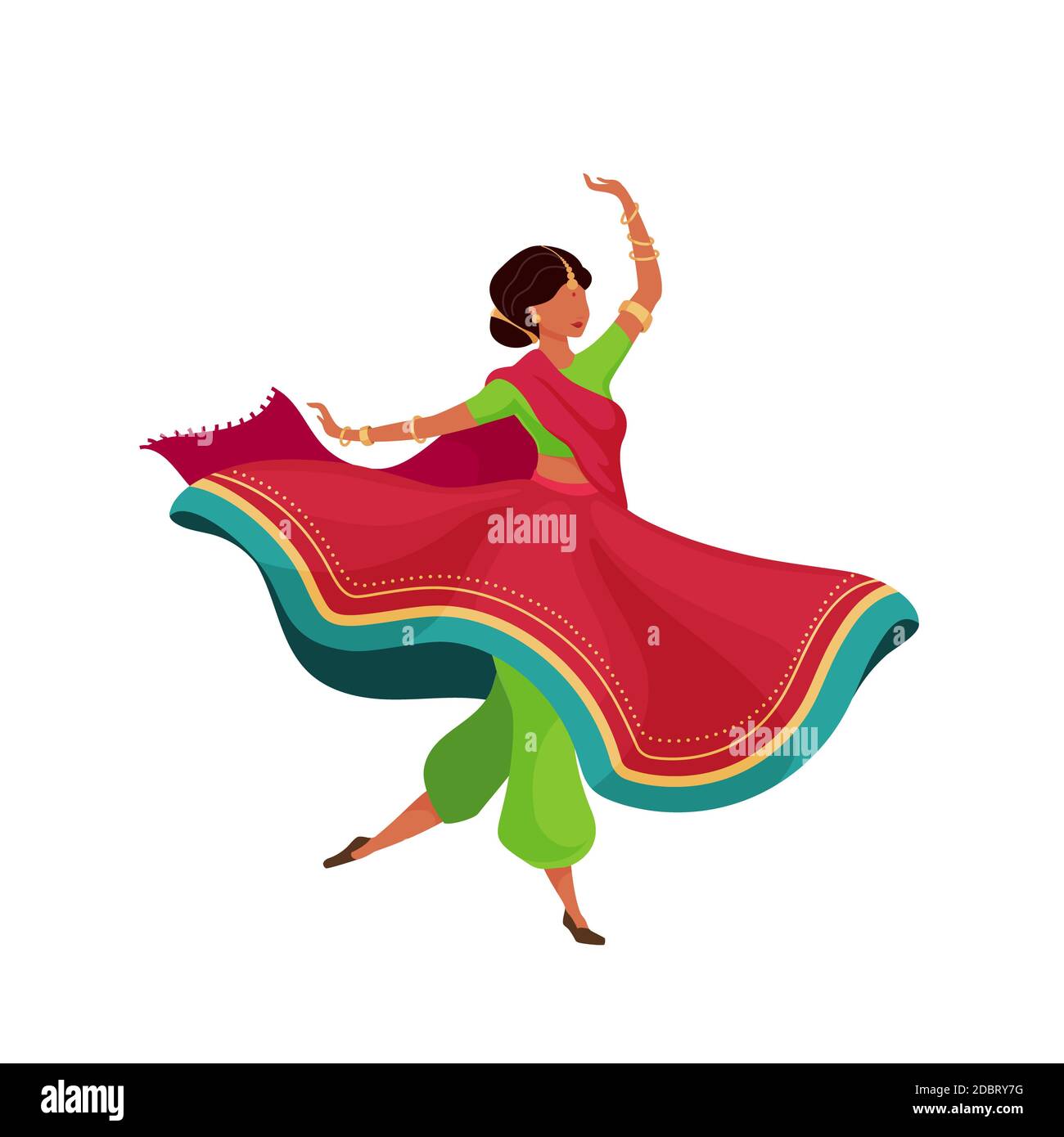 Teej Celebration Flat Color Vector Illustration Traditional Religious Ceremony Female In Sari On Swing Hindu Ritual Indian Woman 2d Cartoon Charac Stock Photo Alamy