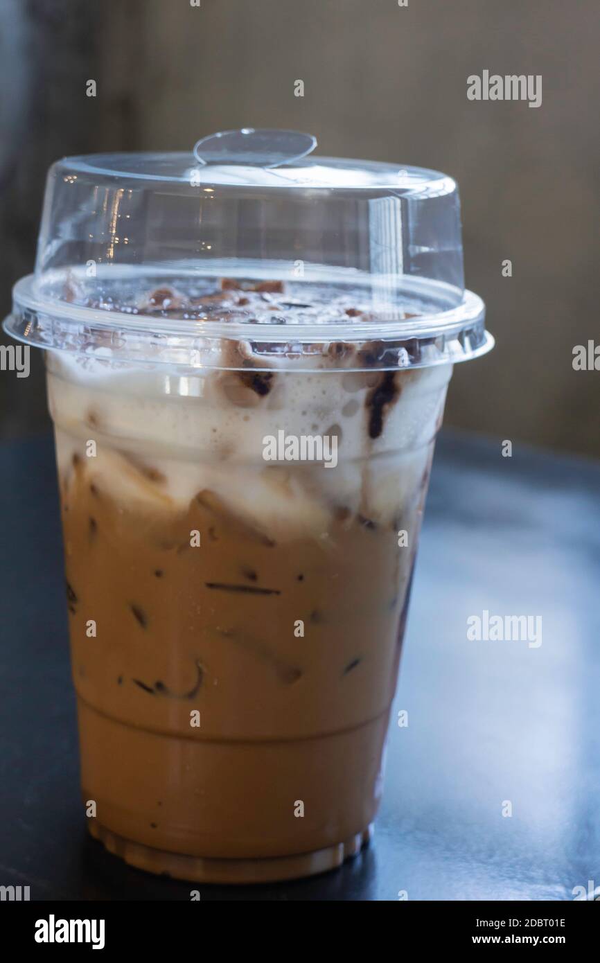 Iced coffee plastic cup hi-res stock photography and images - Alamy