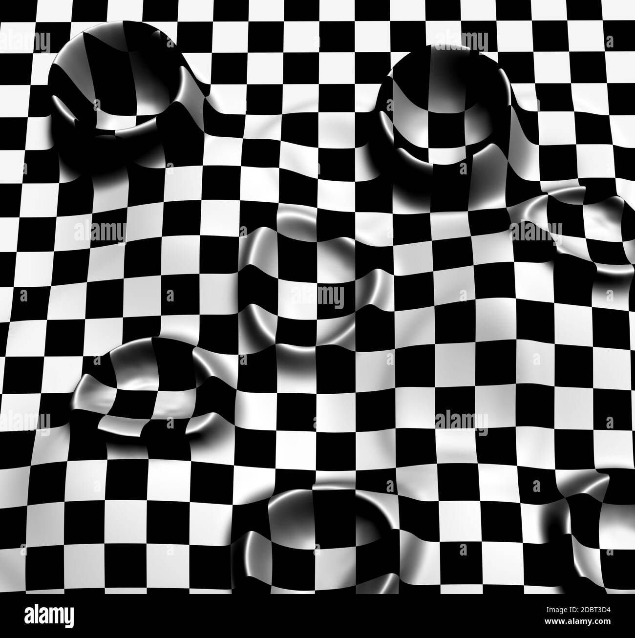 checkered texture 3d background made in 3d software Stock Photo - Alamy