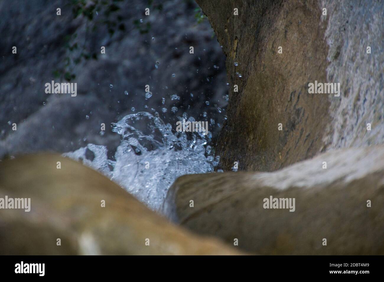 waterfall,pontaix,drome,france Stock Photo