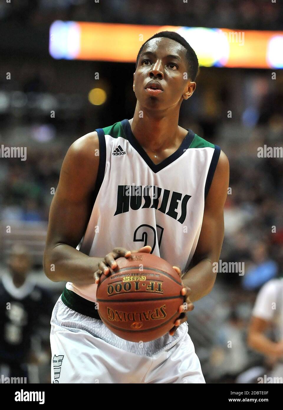 Anaheim, CA. 5th Mar, 2016. Onyeka Okongwu #21 in action during the CIF-SS Open division Final Boys Prep Basketball game.between Chino Hills and Sierra Canyon at the Honda Center in Anaheim California.Chino Hills defeats Sierra Canyon 105-83.Mandatory Photo Credit: Louis Lopez/Modern Exposure/Cal Sport Media/Alamy Live News Stock Photo