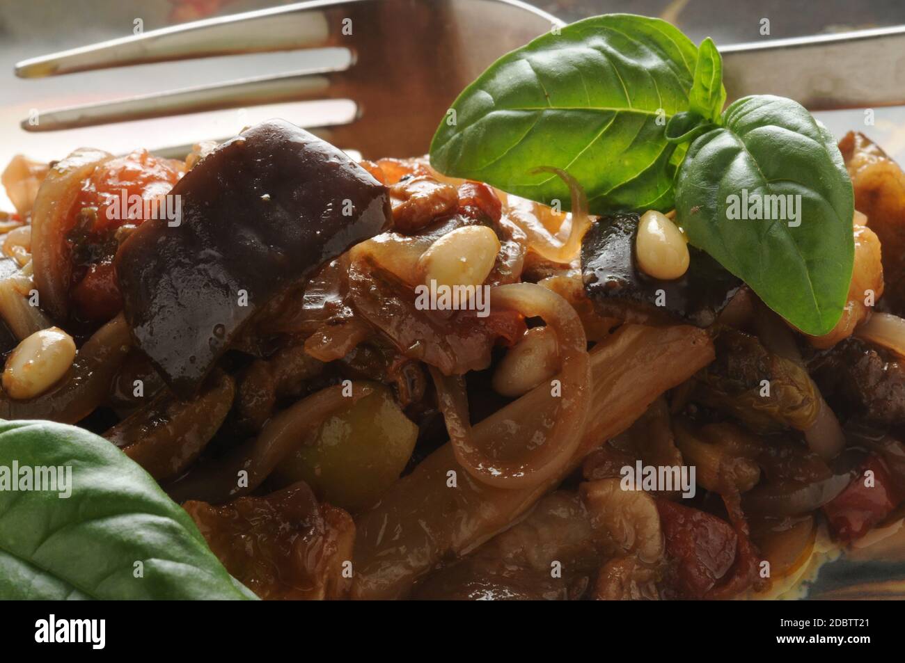 Close up on sicilian caponata .Italian cuisine Stock Photo