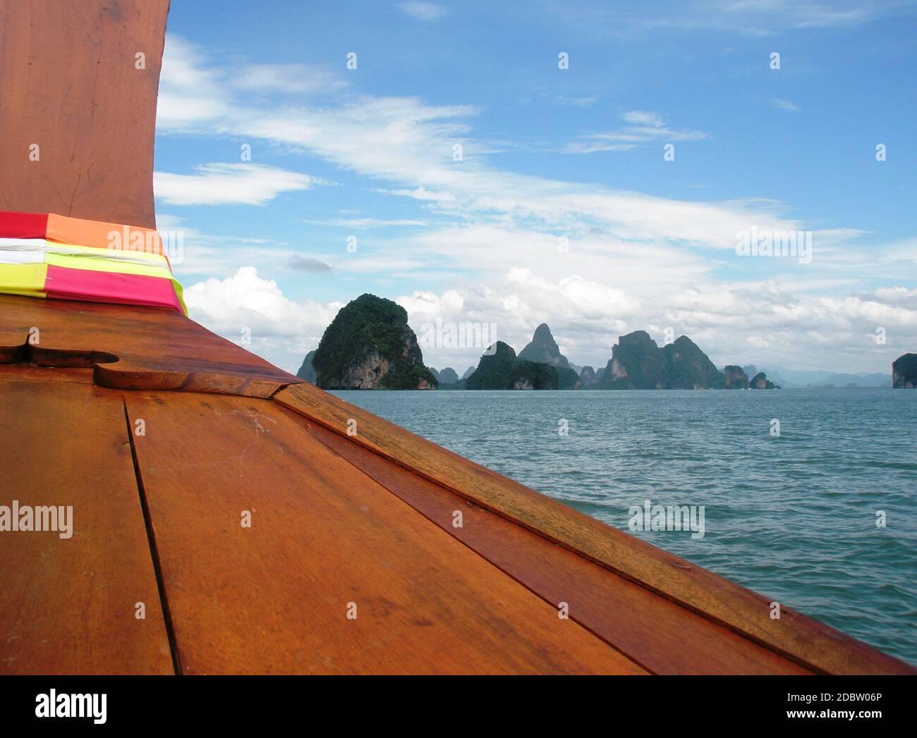 Fisherboat tour in south Thailand Stock Photo