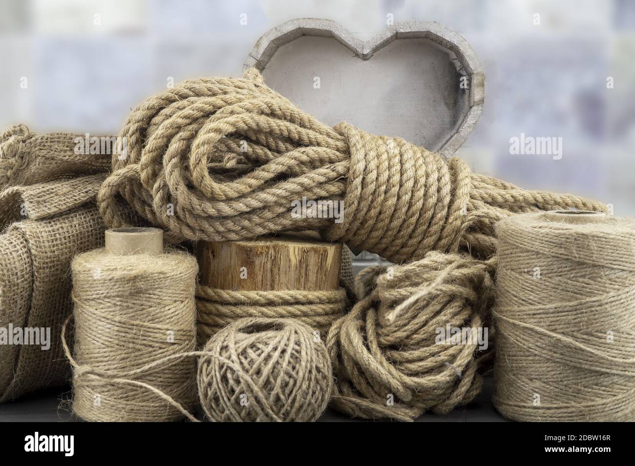 Assorted string twine thread string hires stock photography and images