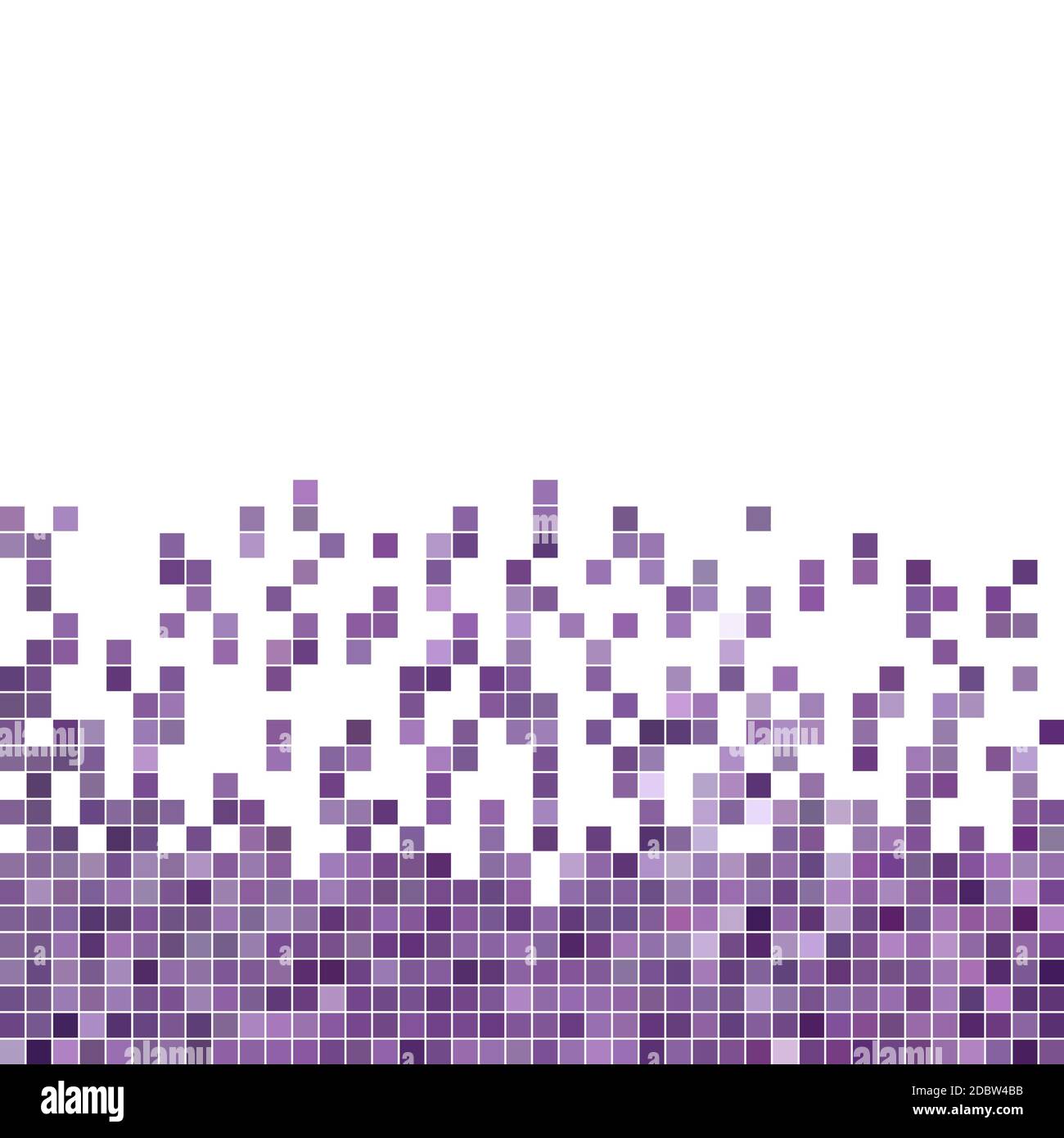 abstract square pixel mosaic background - violet Stock Photo - Alamy