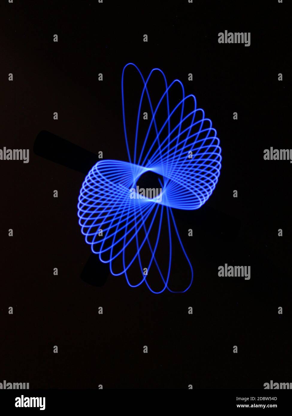 Light abstract forms symmetrical round different colors Stock Photo