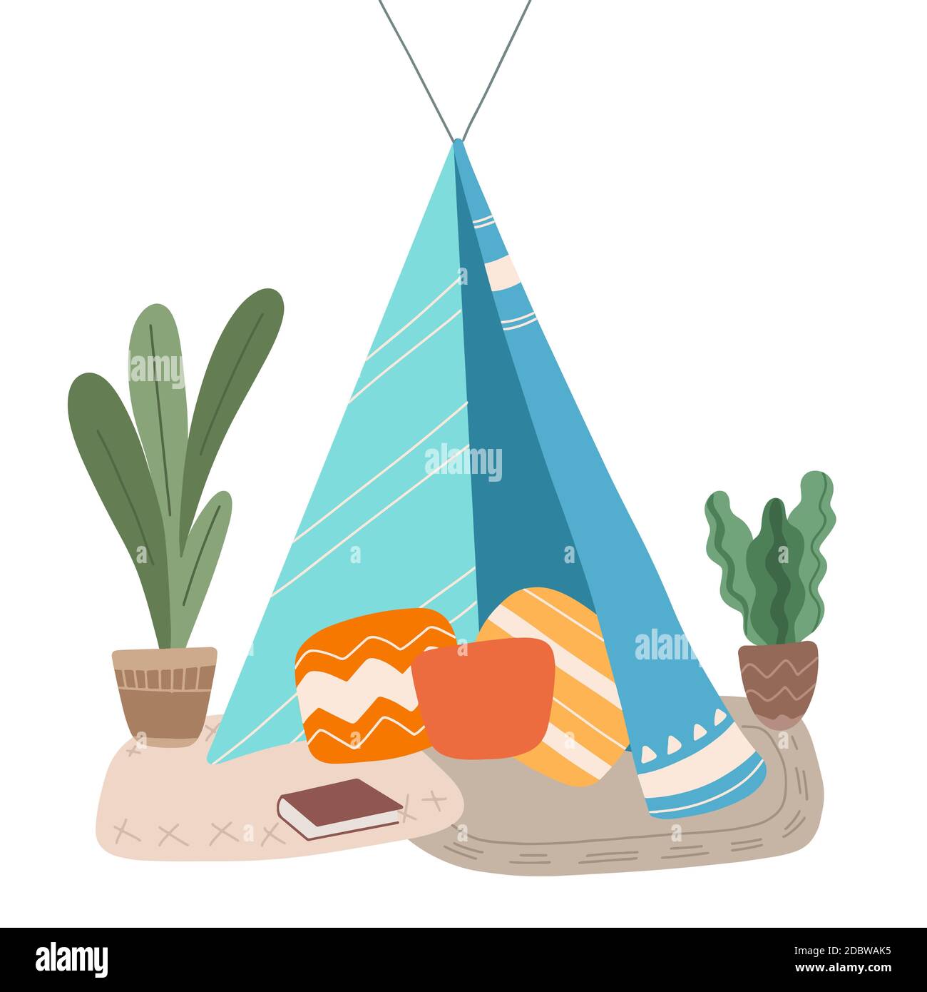 Blanket fort tent Cut Out Stock Images Pictures Alamy