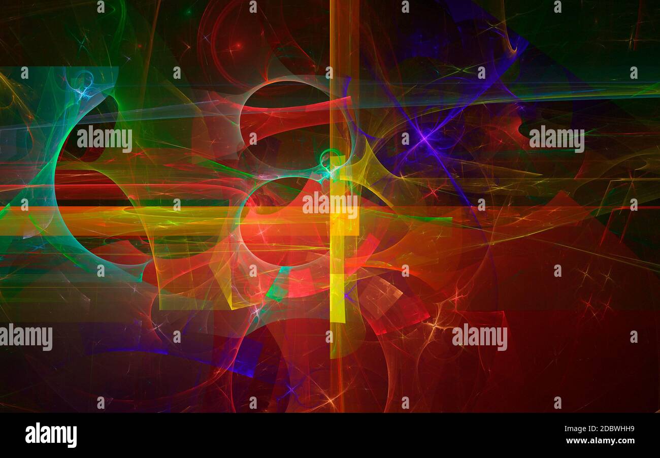 A abstract fractal background created using the recursive fractal flame ...