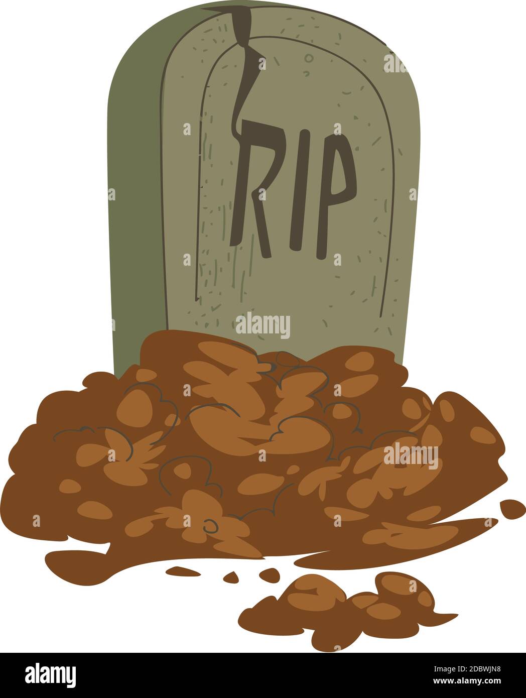 In Tomb Rip rip tomb grave cemetery halloween rest in peace illustration Stock ...
