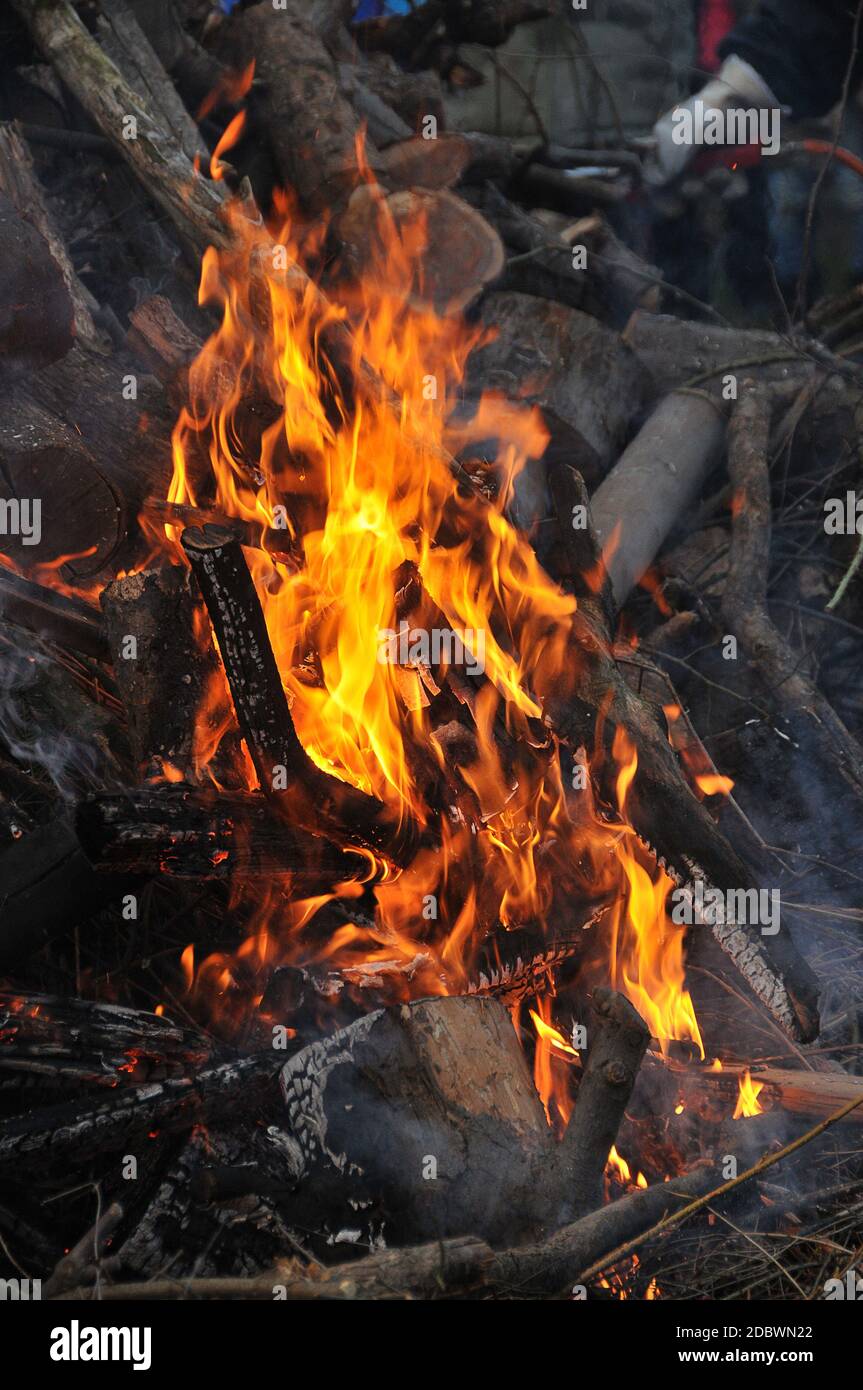 easter fire Stock Photo