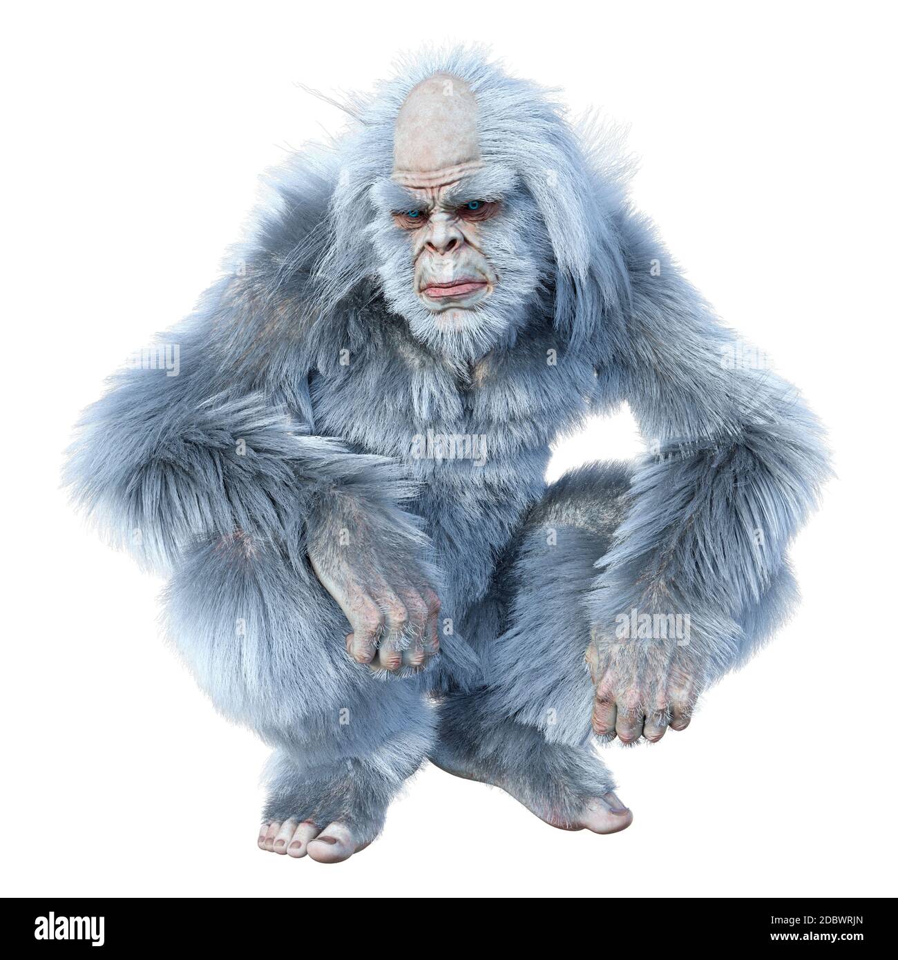 3D rendering of a fantasy creature yeti isolated on white background Stock Photo - Alamy 3D rendering of a fantasy creature yeti isolated on white background Stock Photo - Alamy
