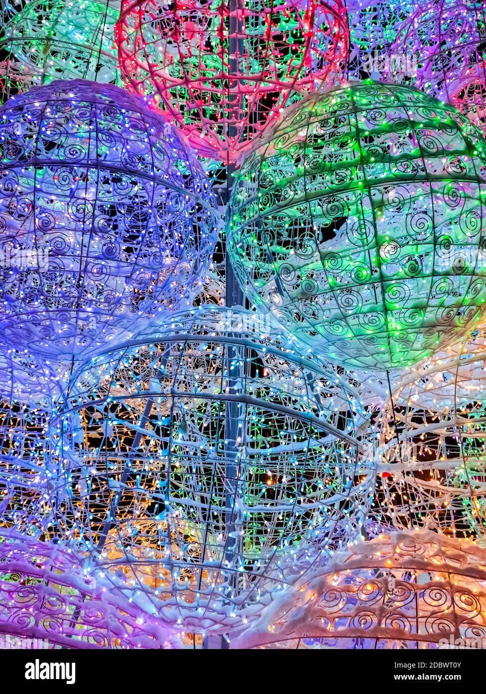 New year christmas illumination street hi res stock photography and New year christmas illumination street hi res stock photography and