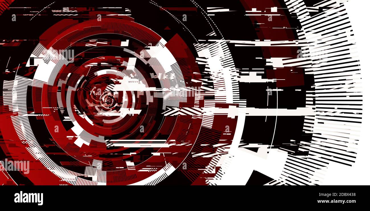 Unique Design Abstract Digital Pixel Noise Glitch Error Video Stock Photo