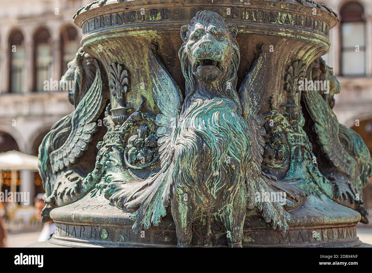 Renaissance bas relief detail in Venice in San Marco square Stock Photo ...
