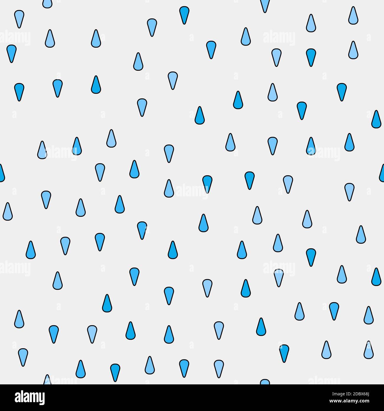 seamless pattern - blue drops on light blue background Stock Photo - Alamy