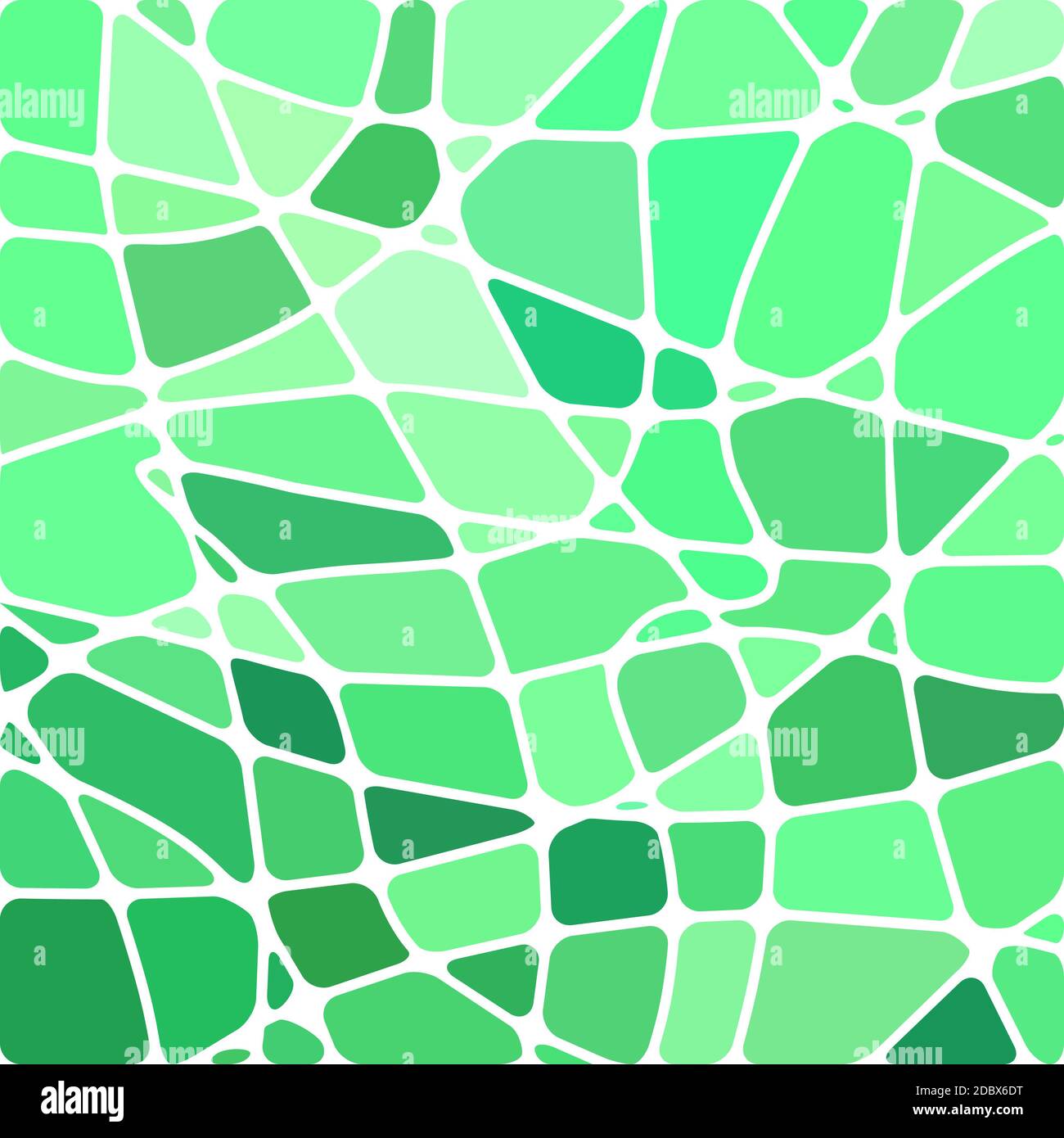 abstract stained-glass mosaic background - green and teal Stock Photo ...