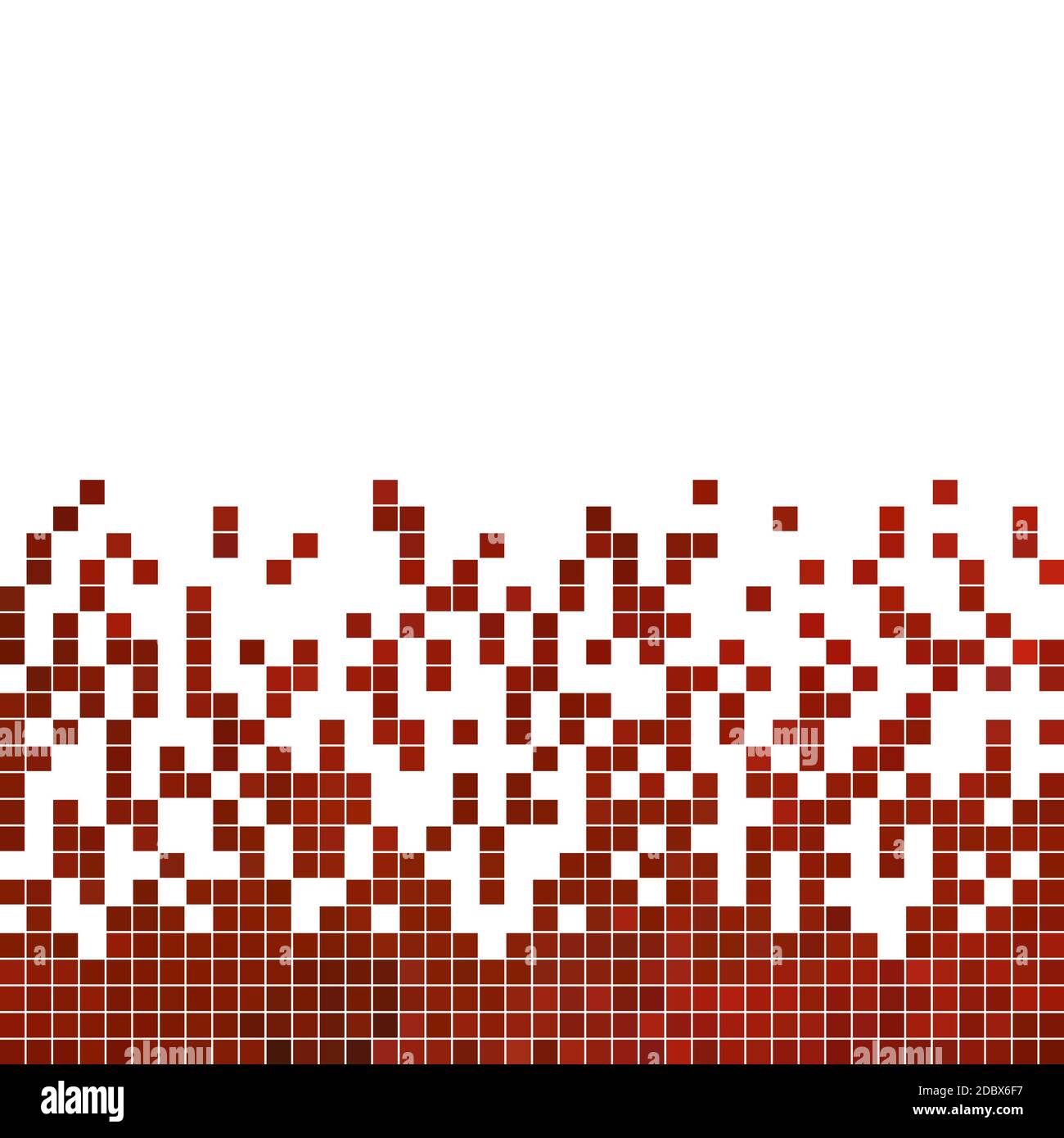 abstract square pixel mosaic background - red Stock Photo - Alamy