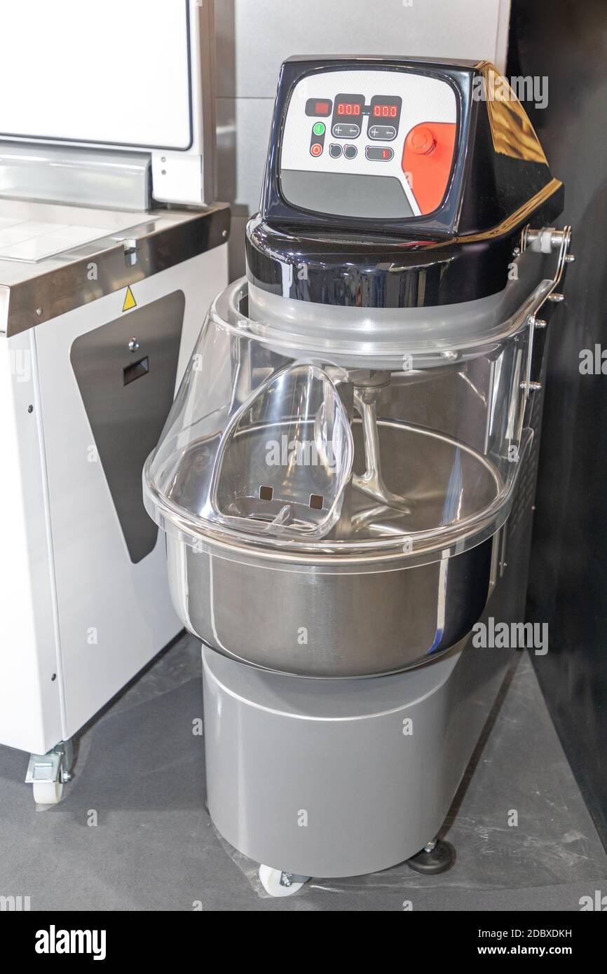 Commercial Dough Mixer Machine in Bakery Production Stock Photo Alamy
