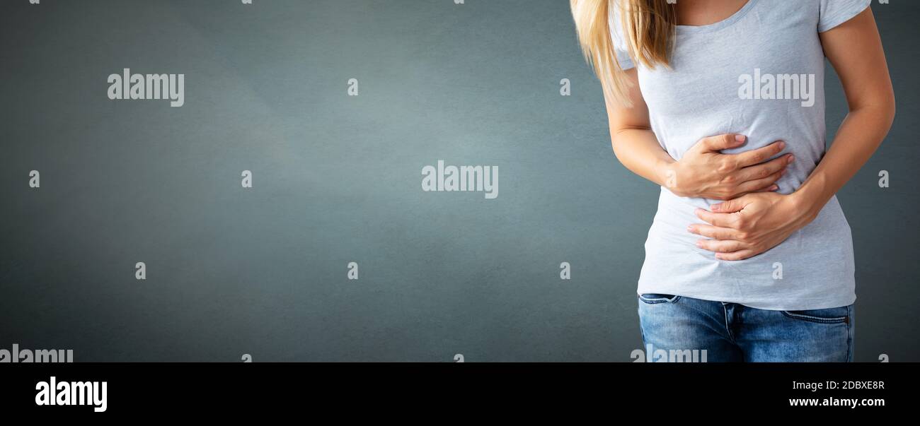 Ectopic Pregnancy And Nausea. Pregnant Woman Suffering Stock Photo Alamy