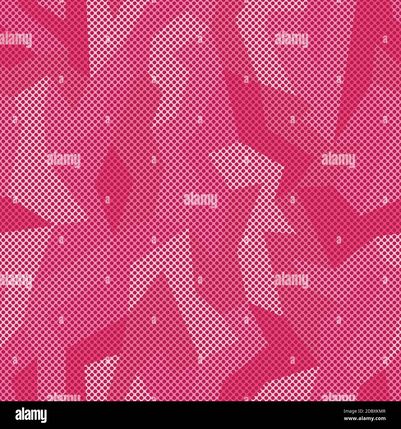 Modern Pink camouflage seamless pattern. Vector illustration background ...