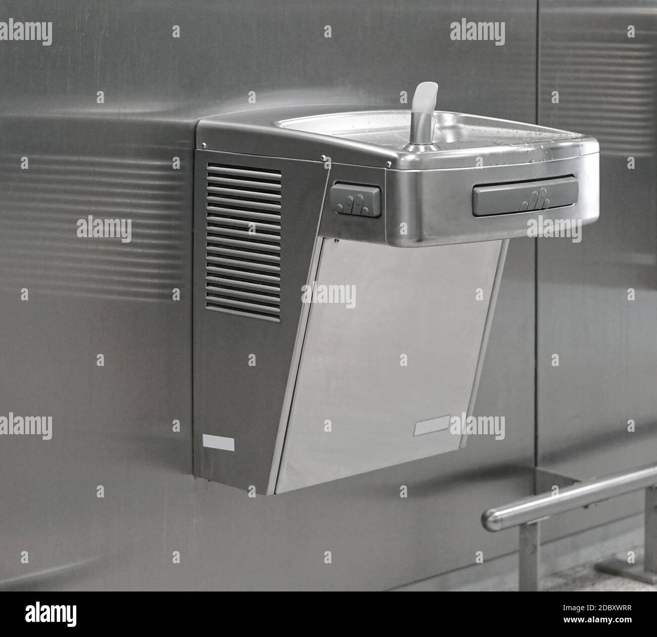 Stainless steel wall mounted faucet hires stock photography and images