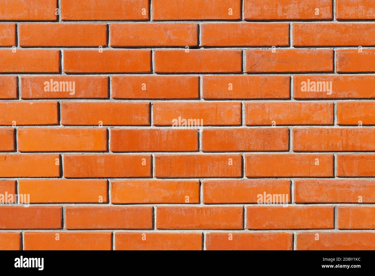 New orange brick wall background Stock Photo Alamy