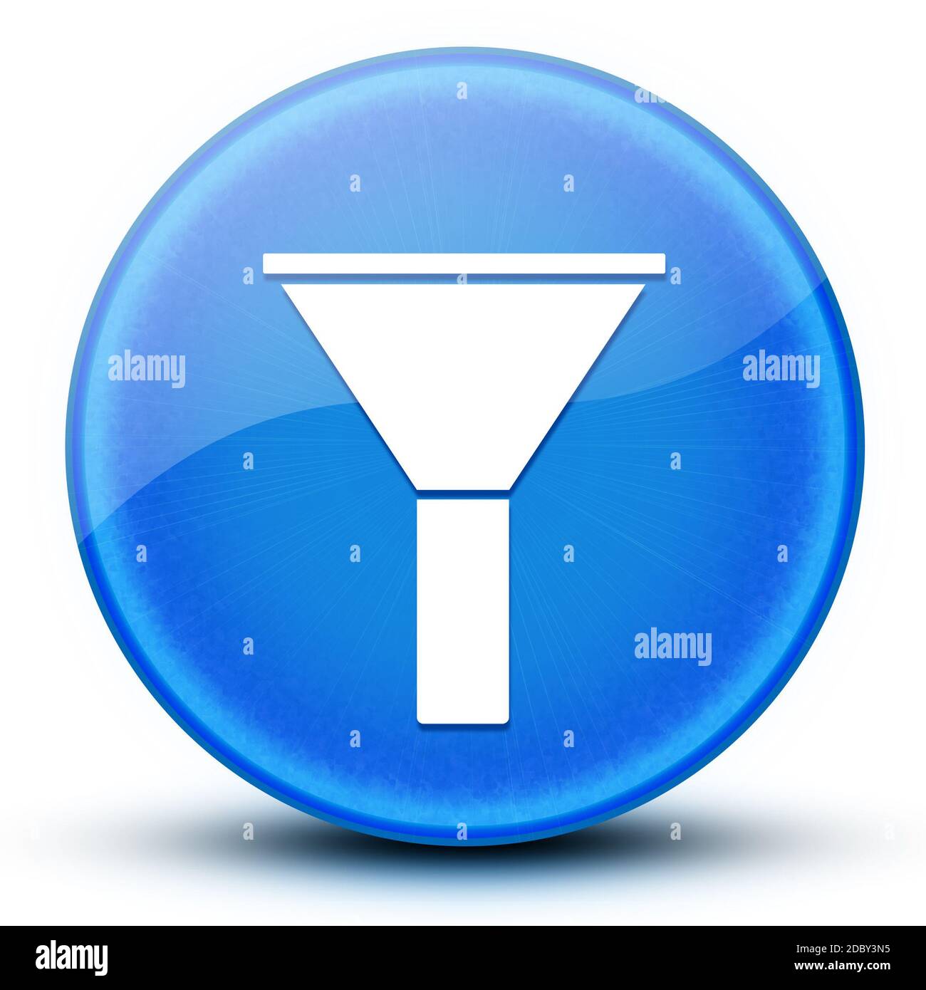 Filter eyeball glossy blue round button abstract illustration Stock ...