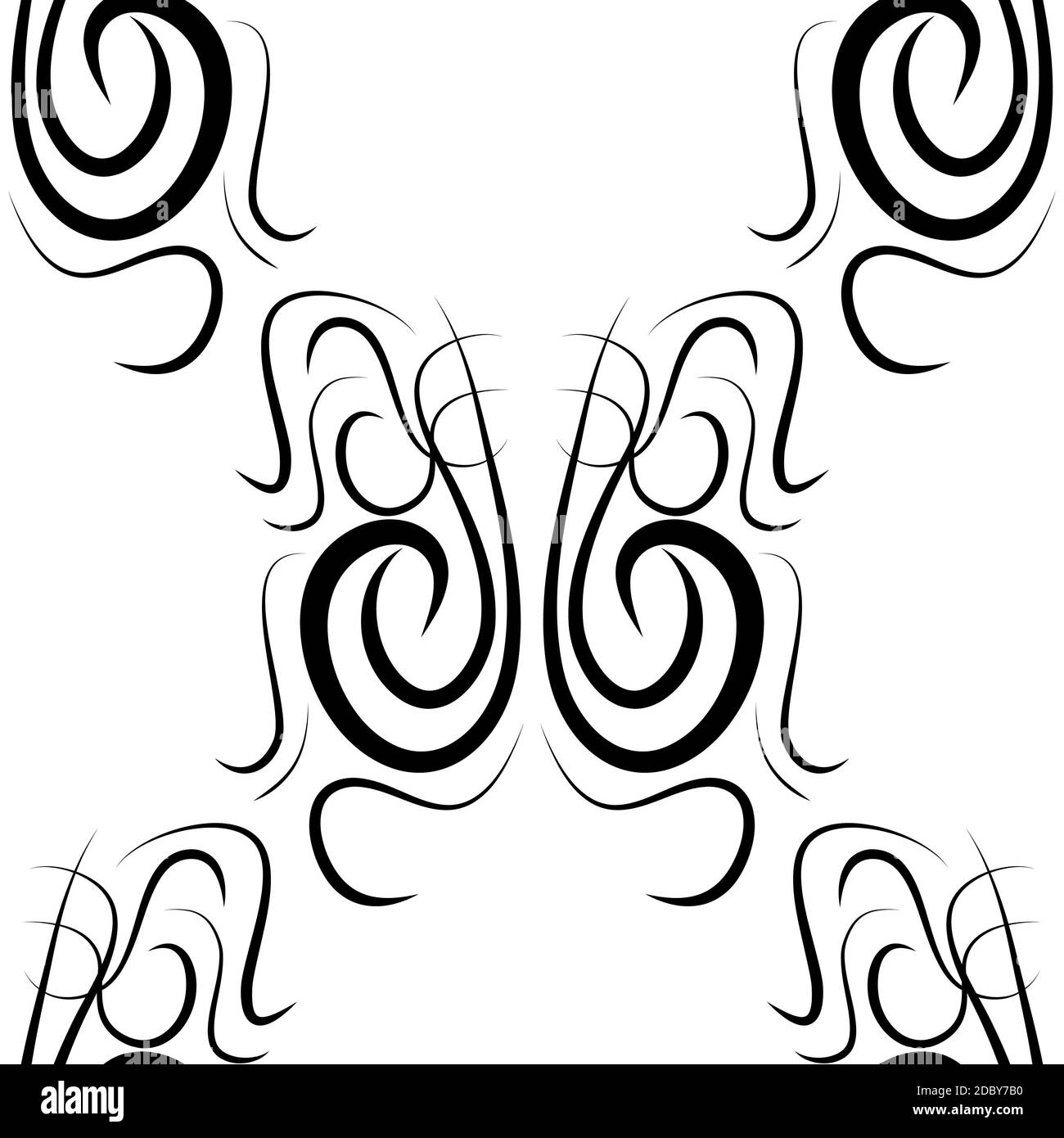 abstract black and white damask seamless pattern Stock Photo Alamy