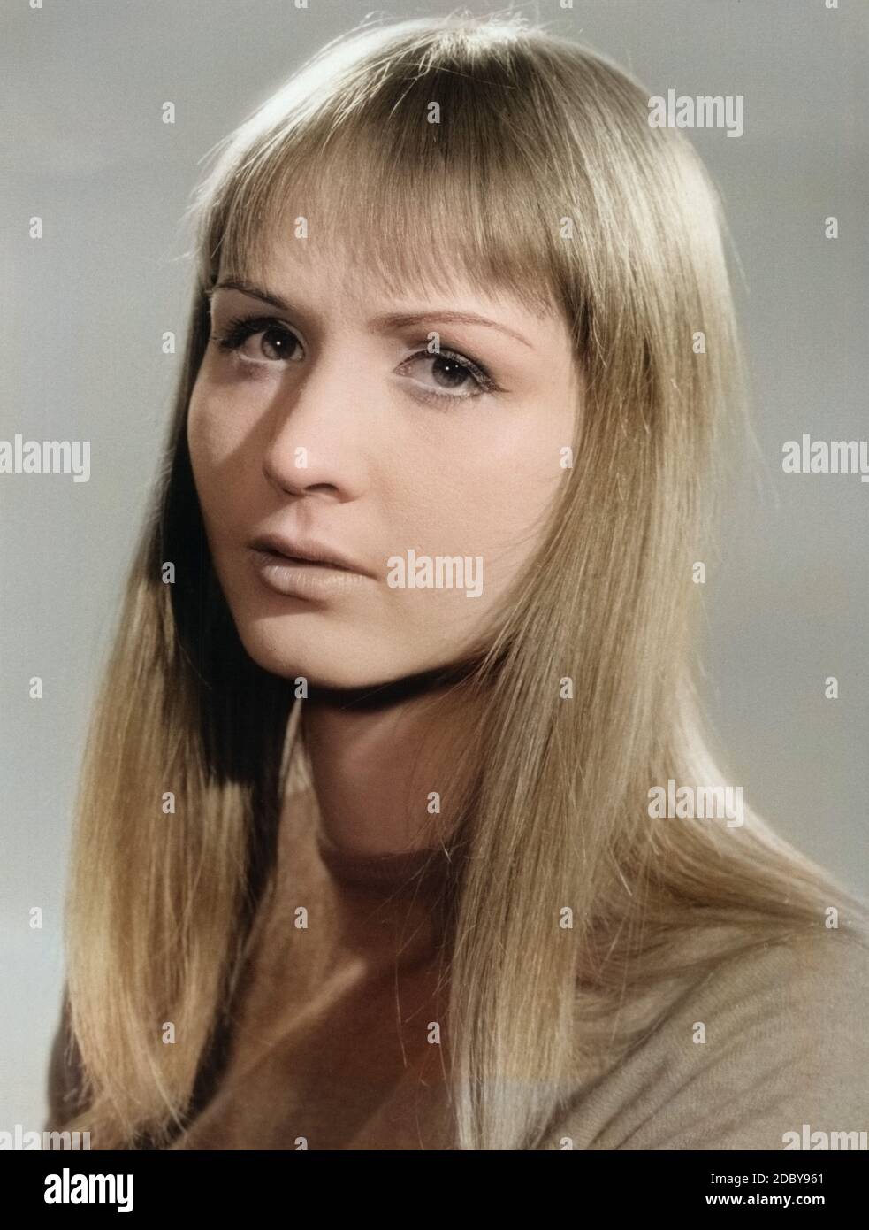 Diana Körner, deutsche Schauspielerin, Deutschland um 1967. German actress Diana Koerner ...