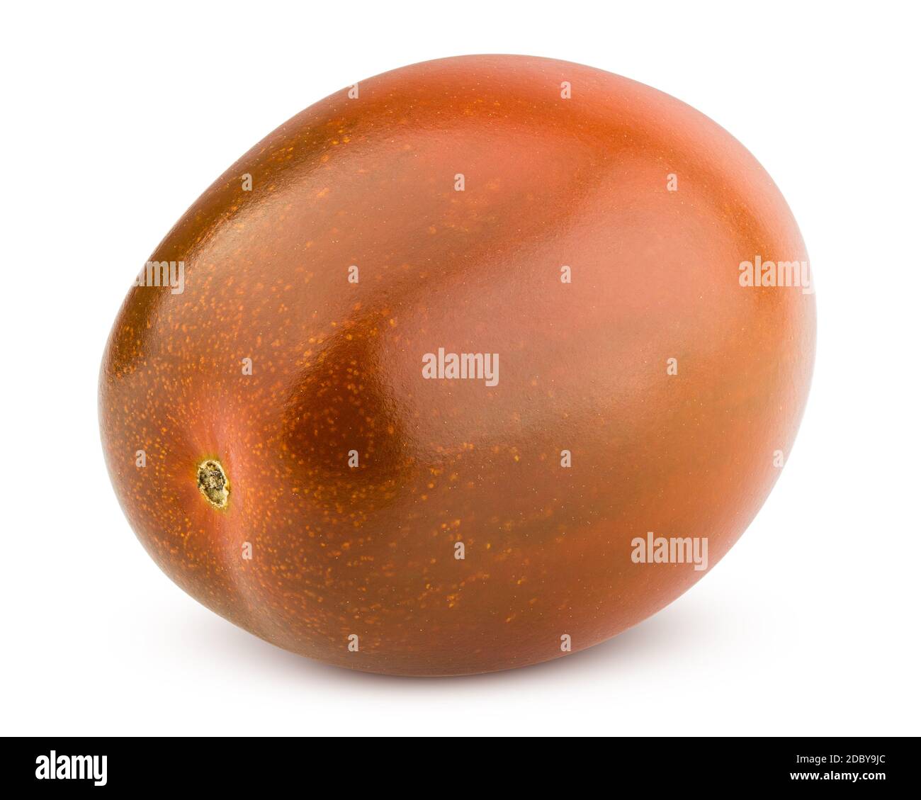 kumato black tomato, cherry, isolated on white background, clipping path, full depth of field Stock Photo