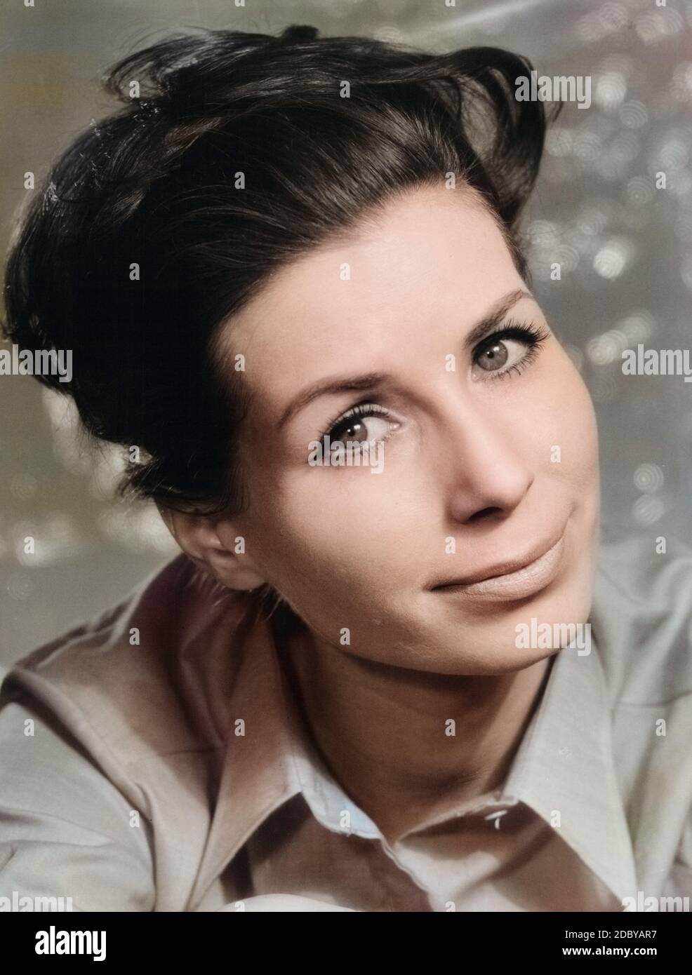 Monika Madras, deutsche Tänzerin und Schauspielerin, Deutschland späte 1960er Jahre. German dancer and actress Monika Madras, Germany late 1960s. Stock Photo