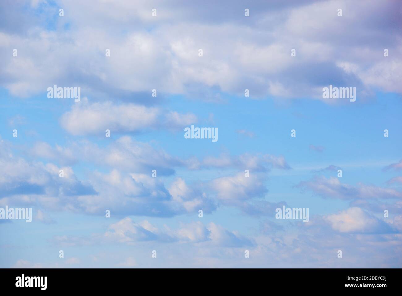 Low Angle View Of Clouds In Blue Sky Stock Photo - Alamy