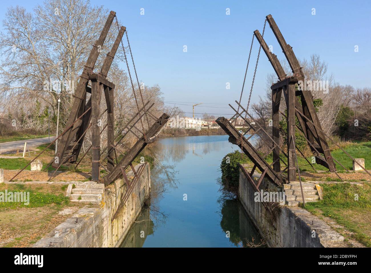 Pont Van Gogh Langlois Bridge in Arles France Stock Photo