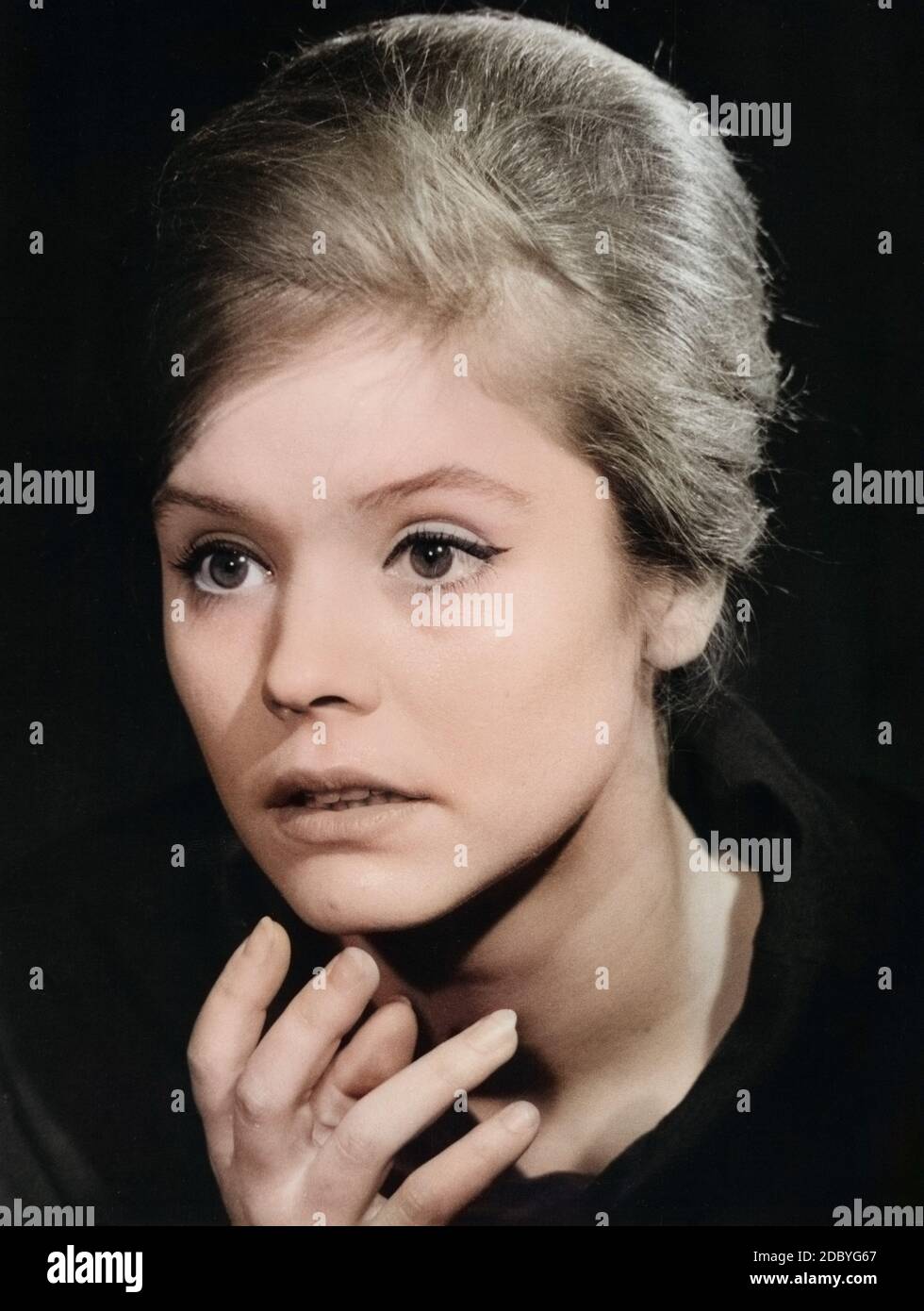 Elke Rösler, deutsche Schauspielerin, Deutschland um 1962. German actress Elke Roesler, Germany around 1962. Stock Photo