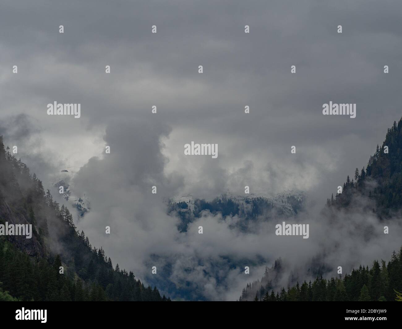 Valley view in alps hi-res stock photography and images - Alamy