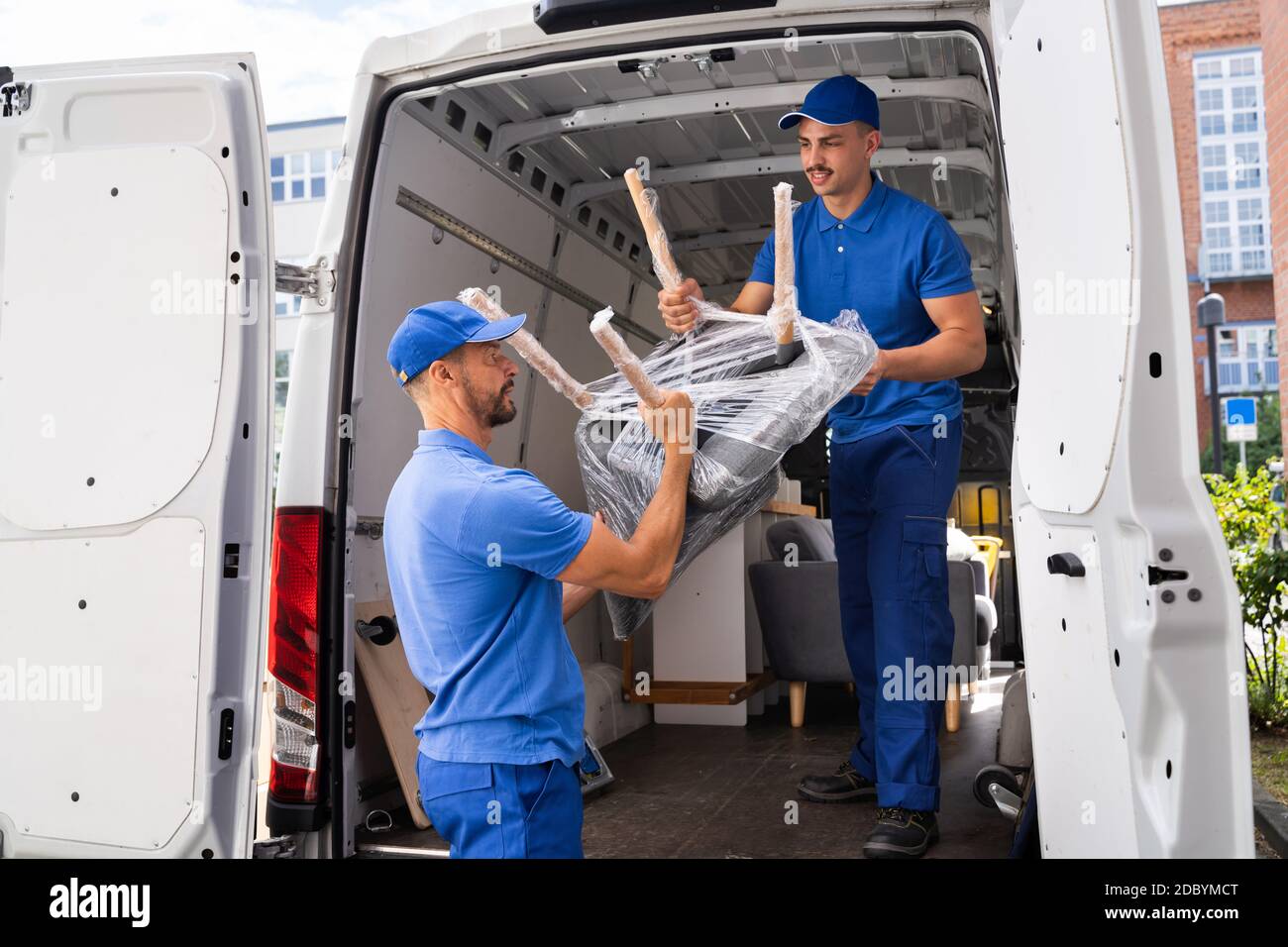 Furniture Move And Delivery Service. House Removal Stock Photo Alamy