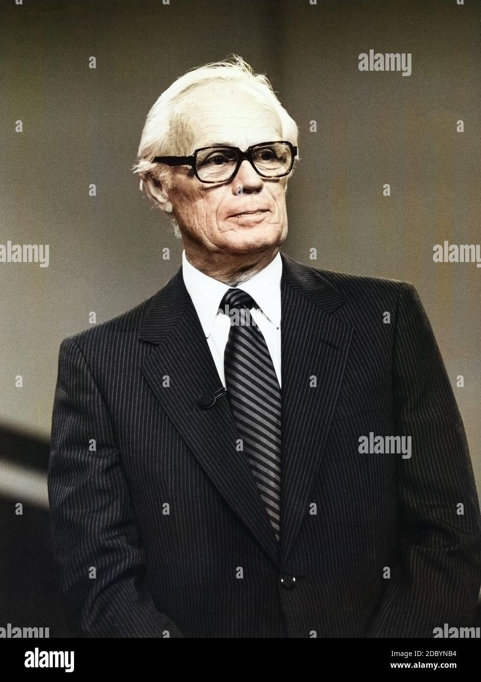 Richard Widmark, amerikanischer Schauspieler, Deutschland um 1979. American actor Richard Widmark, Germany ca. 1979. Stock Photo