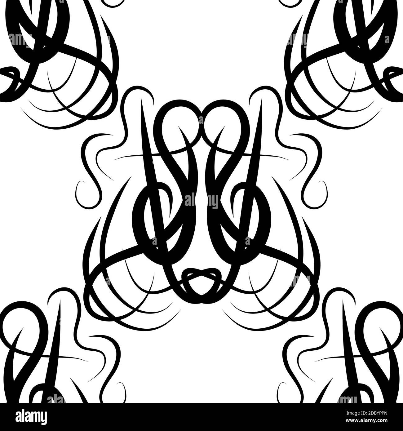 abstract black and white damask seamless pattern Stock Photo Alamy